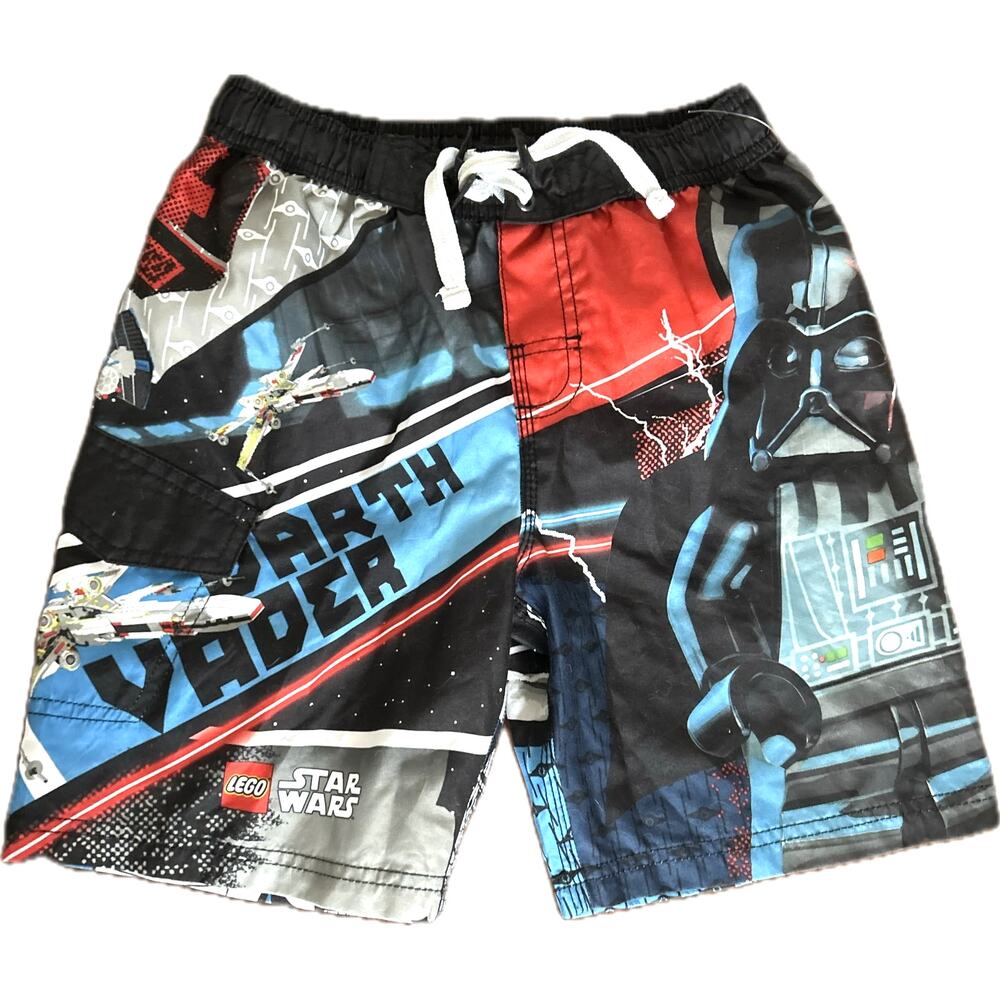 Star Wars branded boys bathing suit, size 6/7